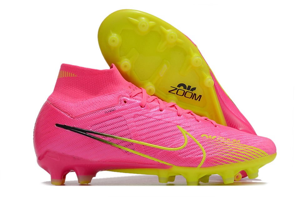 Nike AIR Zoom Mercurial Superfly IX Elite AG - rose jaune